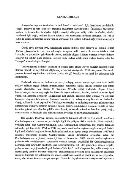 İşte madde madde yeni anayasa teklifi l Anayasa teklifinin tam metni yayınlandı A24