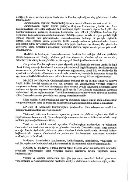 İşte madde madde yeni anayasa teklifi l Anayasa teklifinin tam metni yayınlandı A24