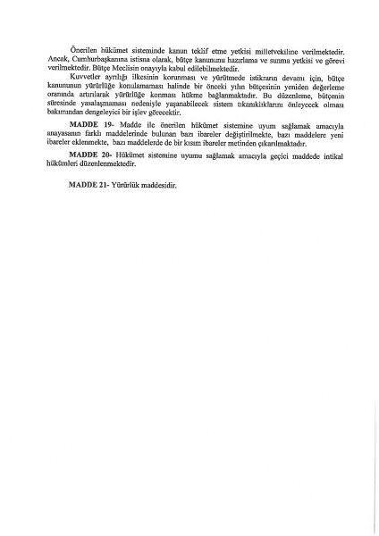 İşte madde madde yeni anayasa teklifi l Anayasa teklifinin tam metni yayınlandı A24