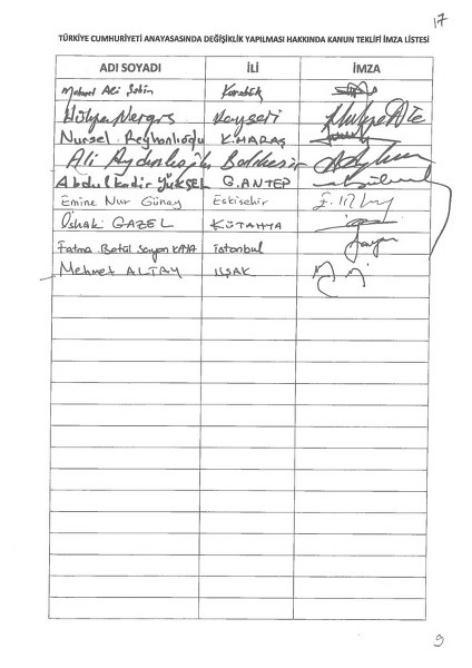 İşte madde madde yeni anayasa teklifi l Anayasa teklifinin tam metni yayınlandı A24