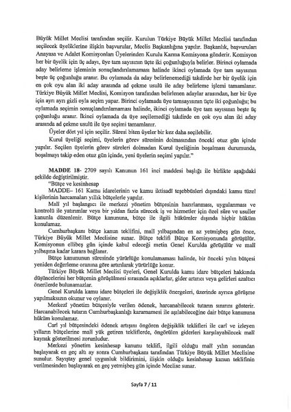 İşte madde madde yeni anayasa teklifi l Anayasa teklifinin tam metni yayınlandı A24