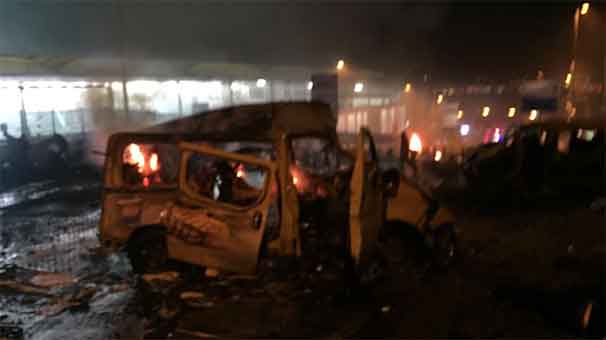 Beşiktaş’taki patlamada olay yerinden ilk görüntüler A24