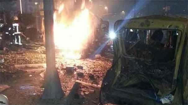 Beşiktaş’taki patlamada olay yerinden ilk görüntüler A24