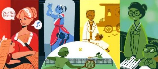 Google'dan Kadınlar Gününe özel Doodle A24