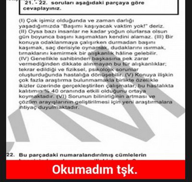 YGS 2017 sonrası paylaşılan en komik ve ilginç capsler A24