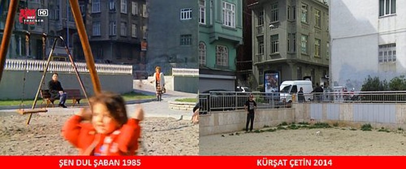 Unutulmaz dizi ve filmlerin çekildiği mekanlarda fotoğraf çeken adamın çalışması A24