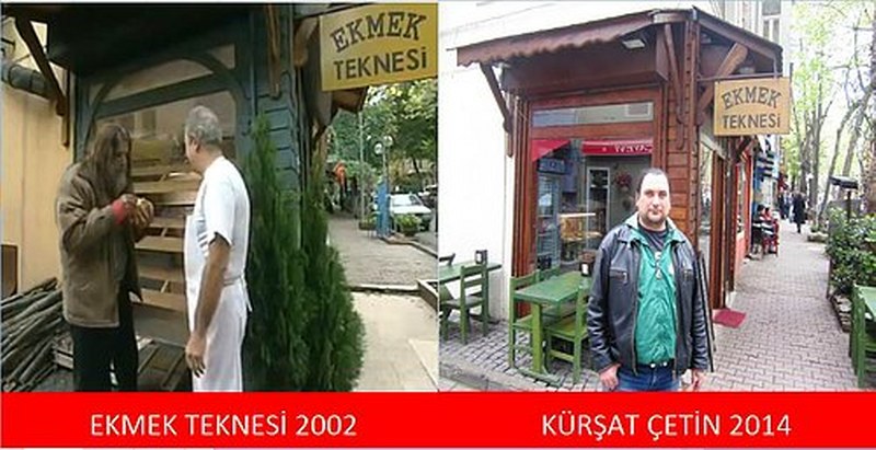 Unutulmaz dizi ve filmlerin çekildiği mekanlarda fotoğraf çeken adamın çalışması A24