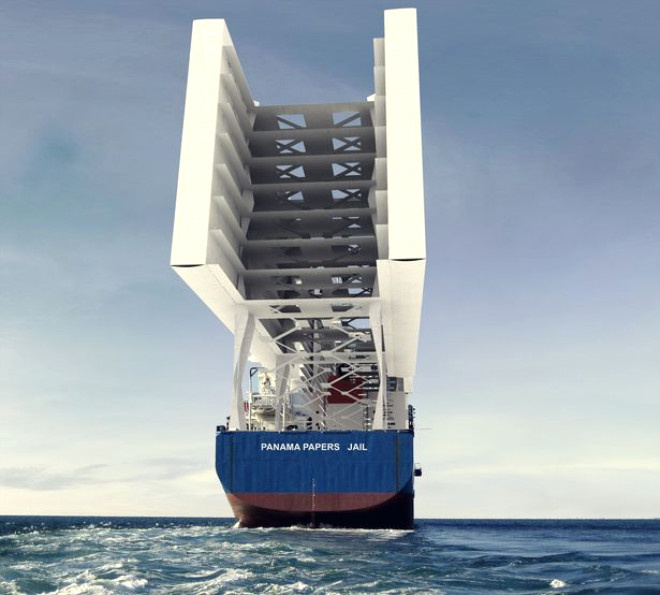 3 Bin 300 mahkumlük yüzen hapishane A24