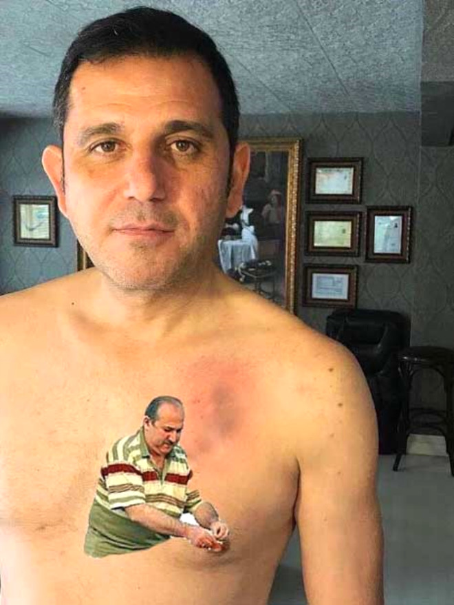 Fatih Portakal'dan Erdoğan dövmesi geldi A24