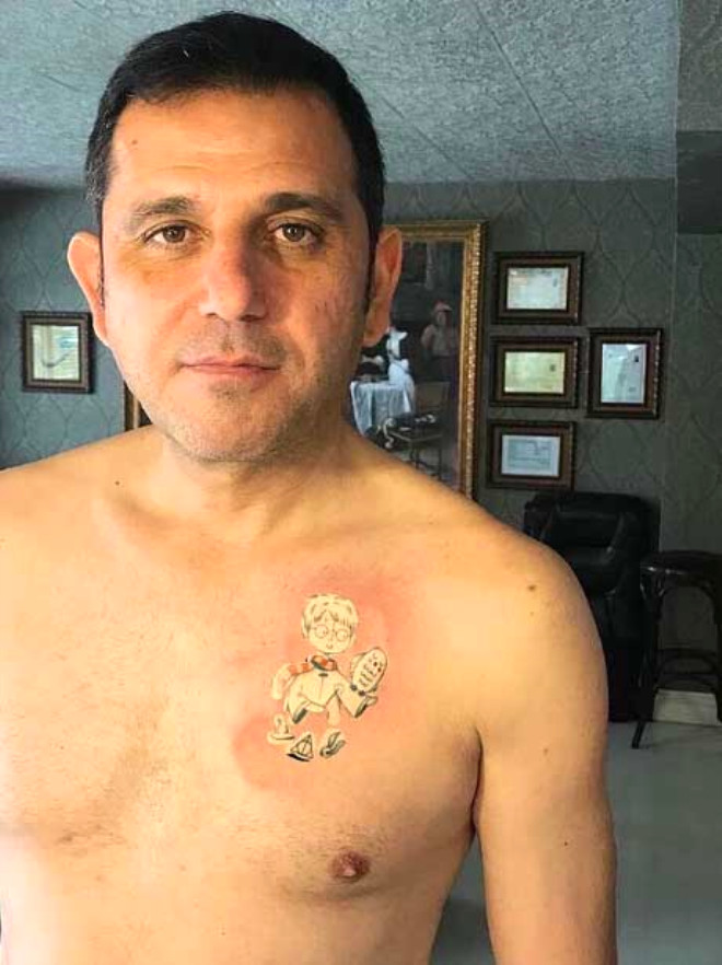 Fatih Portakal'dan Erdoğan dövmesi geldi A24