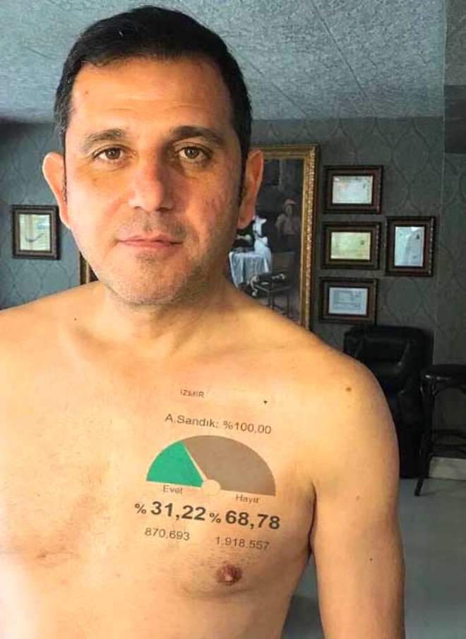 Fatih Portakal'dan Erdoğan dövmesi geldi A24