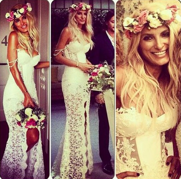 Evlilikleri ile zamanında gündeme oturan ünlü isimlerin seçtiği gelinlikler... A24