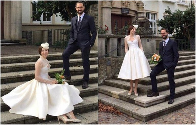 Evlilikleri ile zamanında gündeme oturan ünlü isimlerin seçtiği gelinlikler... A24