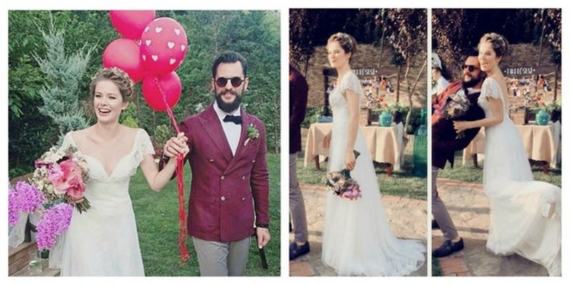 Evlilikleri ile zamanında gündeme oturan ünlü isimlerin seçtiği gelinlikler... A24