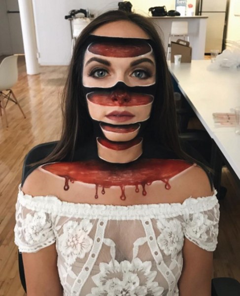 Photoshop efektlerine meydan okuyan sanatsal makyaj! A24