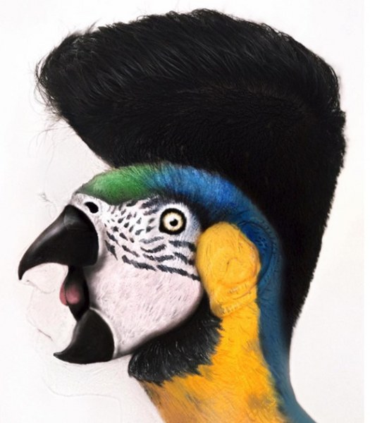 Photoshop efektlerine meydan okuyan sanatsal makyaj! A24