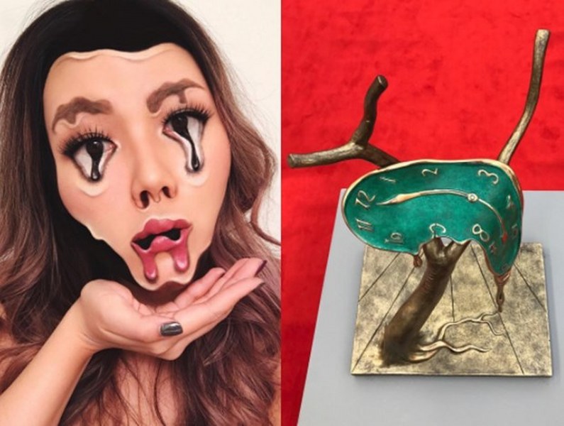 Photoshop efektlerine meydan okuyan sanatsal makyaj! A24