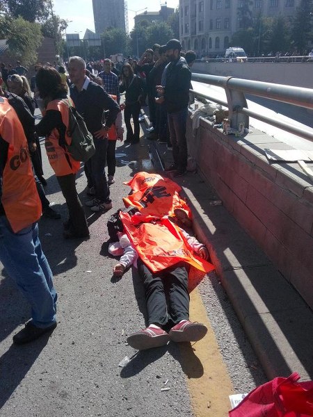 2.yılında 10 Ekim Ankara gar patlamasının kurbanları anıldı... A24