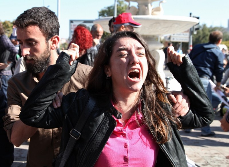 2.yılında 10 Ekim Ankara gar patlamasının kurbanları anıldı... A24