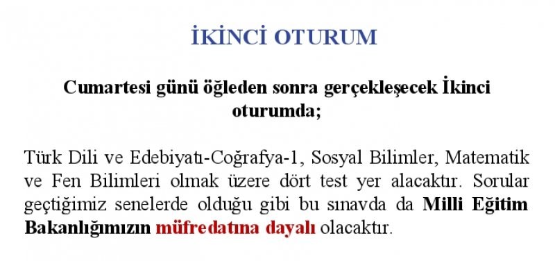 Madde madde Yükseköğretim Kurumları Sınavı (YKS) anlatımı A24