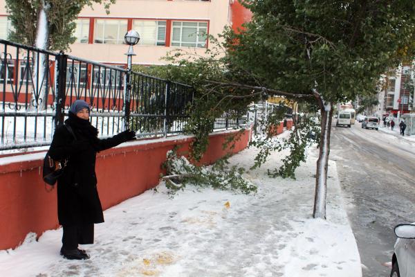Kar çilesi başladı! 20 cm oldu A24