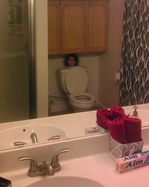 Çocukların yaramazlıklarının sınır tanımadığının ispatı fotoğraflar... A24