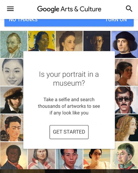 Google’dan kullanıcıların müzelerdeki ikizlerini bulan yeni uygulama A24