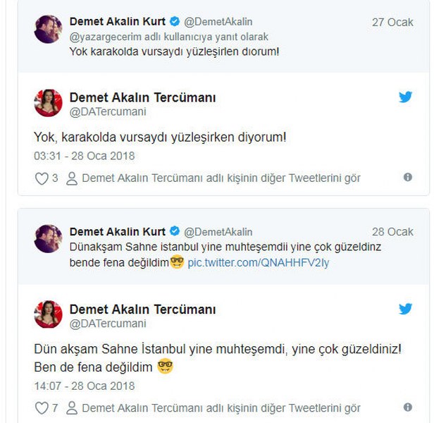 Demet Akalın'ı twitter üzerinden takip edenlere sevindirici haber... A24