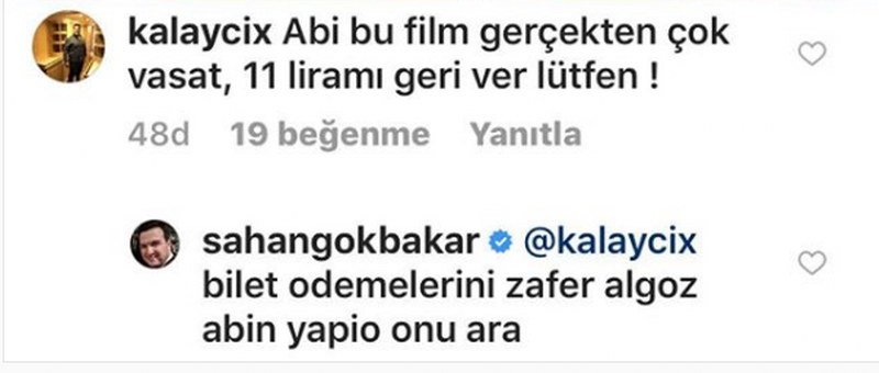 Şahan Gökbakar gelen bir tweet üzerine öyle bir cevap verdi ki! A24