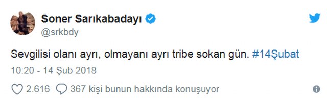 Sevgililer Günü'nde atılmış en komik tweetler A24