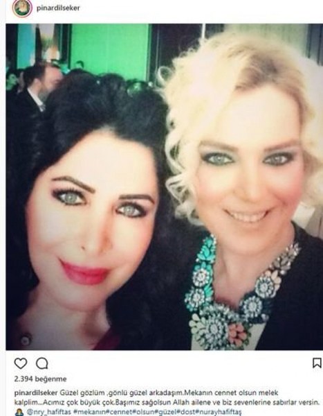 Türk Halk Müziği'nin yeşil gözlü kraliçesi Nuray Hafiftaş'ın ölümü ünlü isimleri yasa boğdu A24