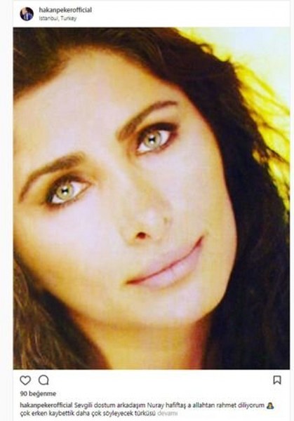 Türk Halk Müziği'nin yeşil gözlü kraliçesi Nuray Hafiftaş'ın ölümü ünlü isimleri yasa boğdu A24