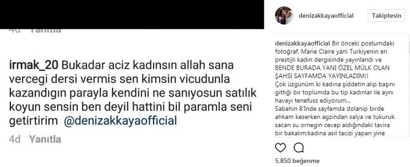 Demet Akalın'dan takipçisine argo yanıt! (Ünlüler de ayar verir) A24