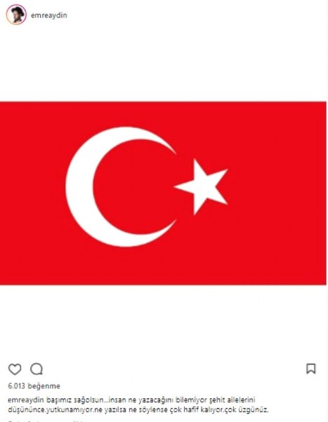 Ünlülerin Afrin şehitleri için yaptığı paylaşımlar sosyal medyayı salladı A24