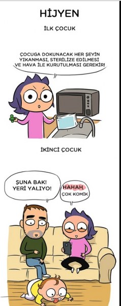 İlk ve İkinci Kez Çocuk Sahibi Olmak Arasındaki Farkları Tüm Gerçekliğiyle Anlatan Birbirinden Eğlenceli Karikatürler A24