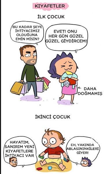 İlk ve İkinci Kez Çocuk Sahibi Olmak Arasındaki Farkları Tüm Gerçekliğiyle Anlatan Birbirinden Eğlenceli Karikatürler A24