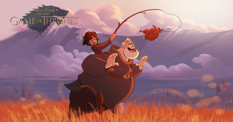 Game of Thrones, Disney tarafından yayınlanan bir çizgi film olsaydı karakterler nasıl görünürdü? A24