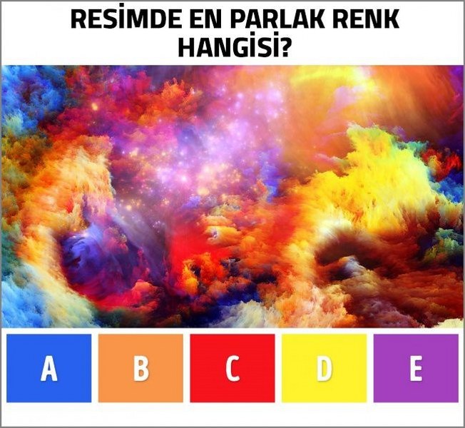 Hangi renk daha çok ilginizi çekti? (Zihin yaşını ortaya çıkaran renk testi) A24