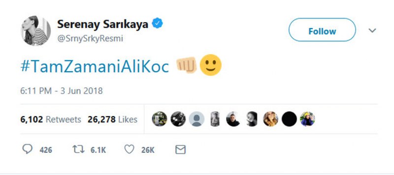 Fenerbahçe'nin yeni başkanı Ali Koç'a ünlülerden tebrik mesajı yağdı A24