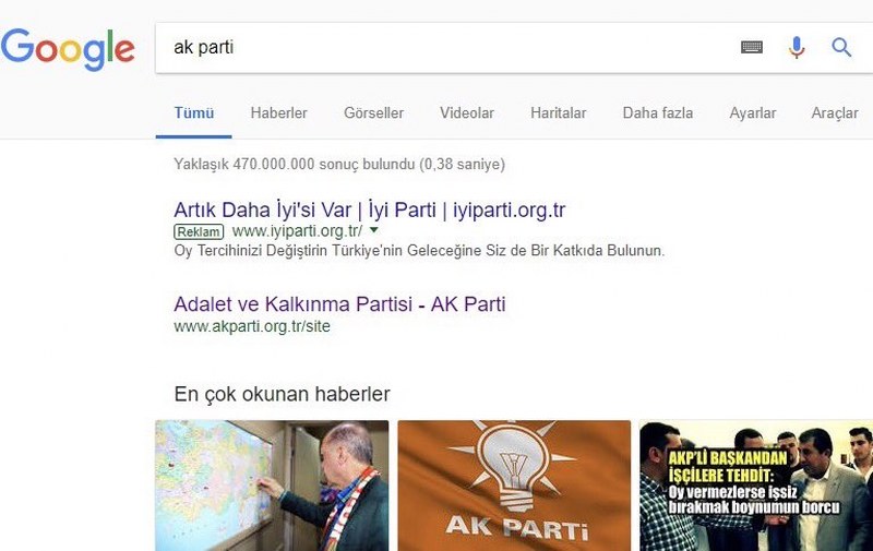  İYİ Parti'nin Google reklamları olay olacak! İşte bütün reklamlar A24