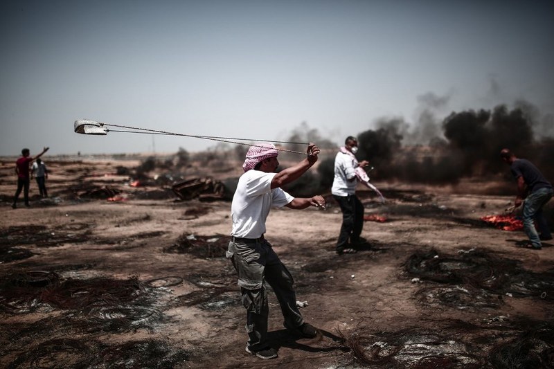 Gaz bombası Filistinli göstericiyi ağzından yaraladı A24
