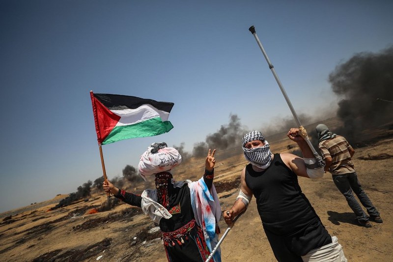 Gaz bombası Filistinli göstericiyi ağzından yaraladı A24