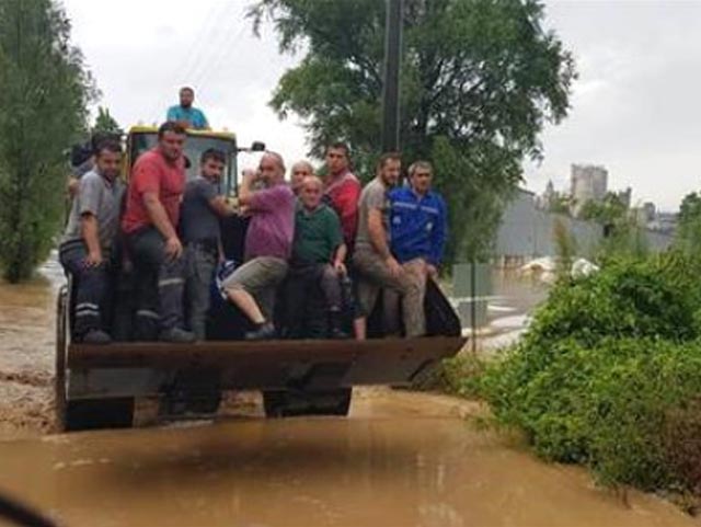 Ordu'daki sel felaketinden korkunç manzaralar A24