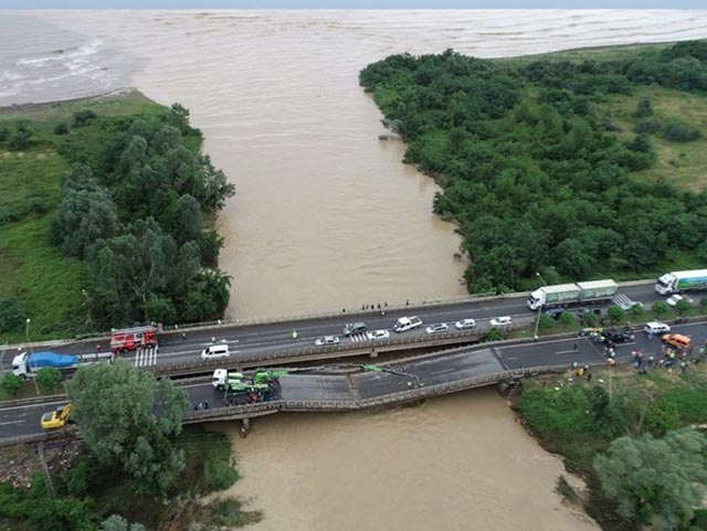 Ordu'daki sel felaketinden korkunç manzaralar A24