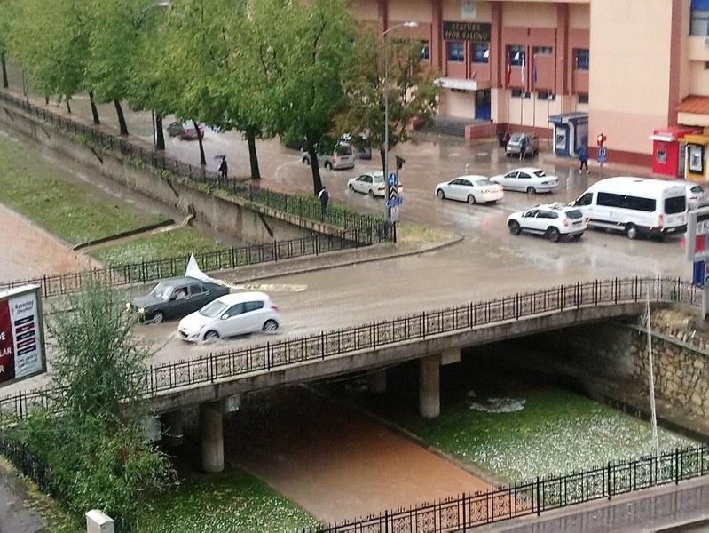 Kastamonu'yu felç eden dolu yağışı A24