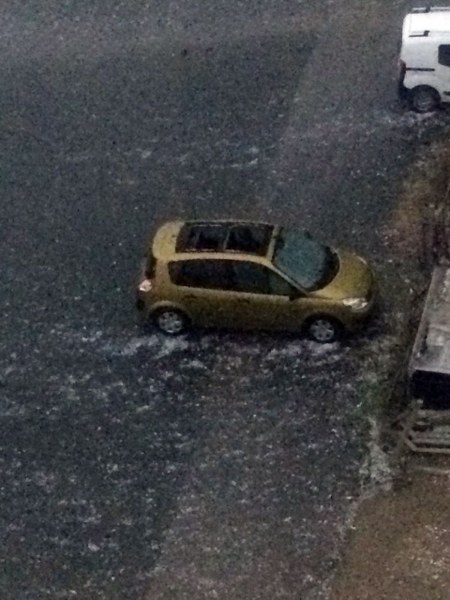 Kastamonu'yu felç eden dolu yağışı A24