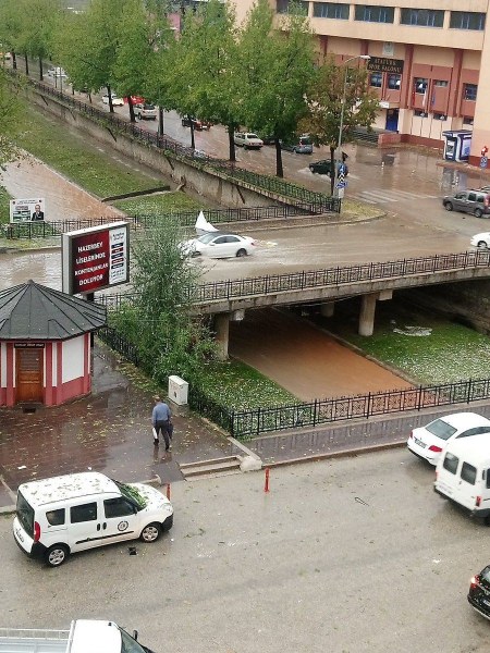 Kastamonu'yu felç eden dolu yağışı A24