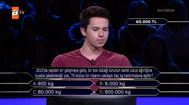 Milyonerdeki küfürlü soru gülme krizine soktu A24