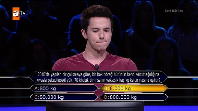 Milyonerdeki küfürlü soru gülme krizine soktu A24