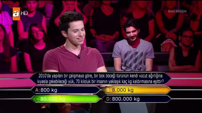 Milyonerdeki küfürlü soru gülme krizine soktu A24